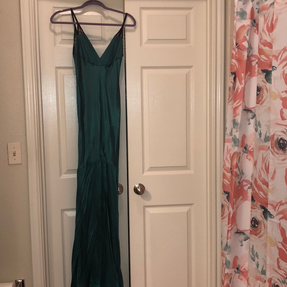 TOPSHOP Ivy Green Floor length gown